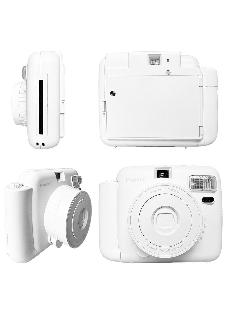 Набор камера мгновенной печати Popoto White + чехол + фотопленка 20 штук + фотоальбом + фоторамка + 4 Fujifilm (364204290)