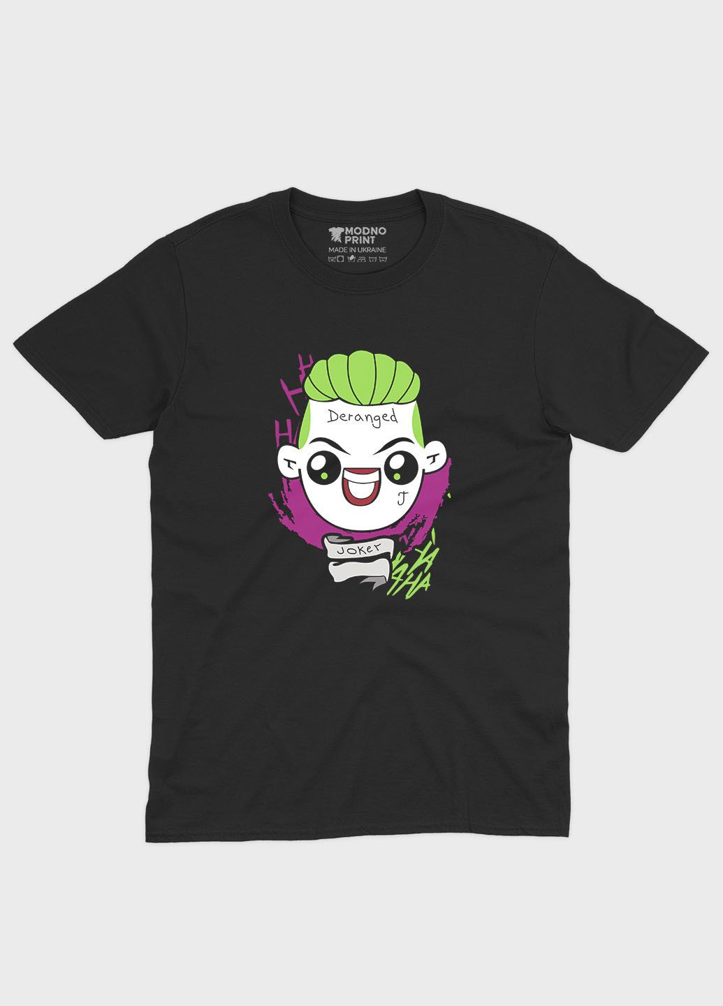 Женская футболка с принтом супервора - Джокер (TS001-1-BL-006-005-012-F) Modno - (292116819)