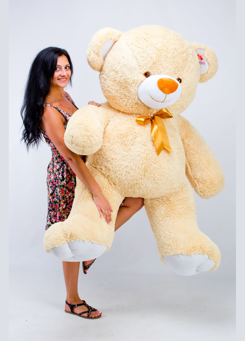 Большой плюшевый медведь Томми 2 метра Teddy Boom 243-01 (341322303)