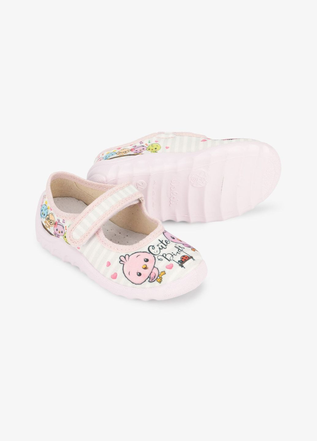 Рожеві всесезонні сліпони для дівчинки 360-404 shop (2000990992178) Waldi