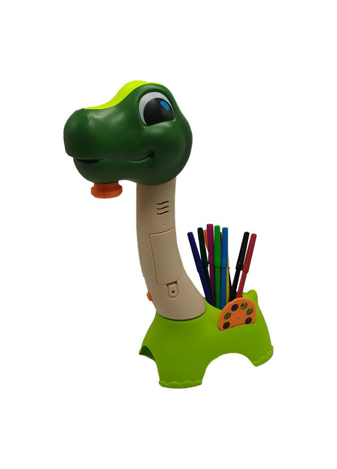 Проектор для малювання слайдер 18 предметів для дітей від 3-х років зелений маркер розмальовка Bambi (368756444)