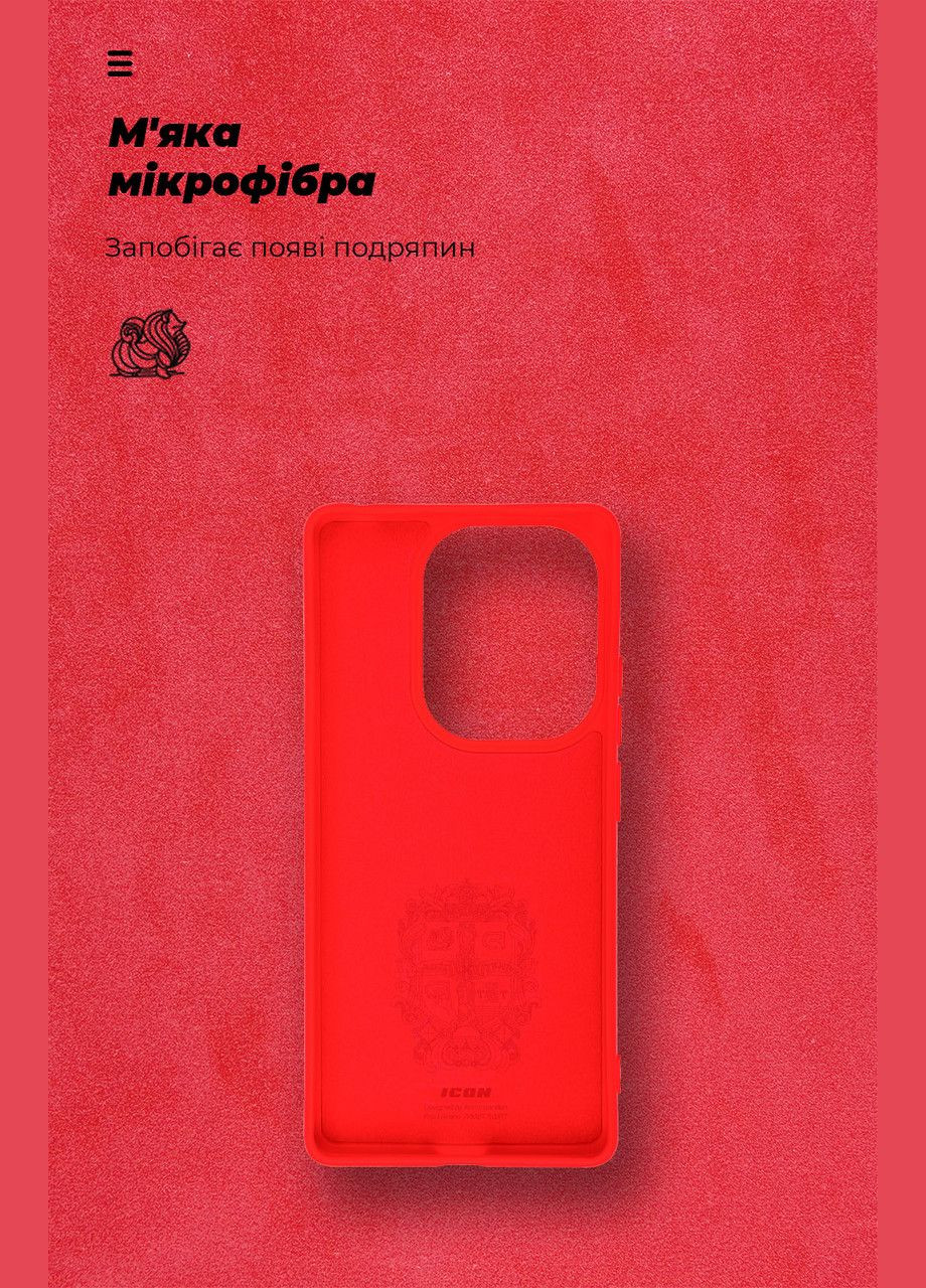 Чехол ICON для Xiaomi Redmi Note 13 Pro 4G Red (ARM73138) PTR ArmorStandart (327883389)