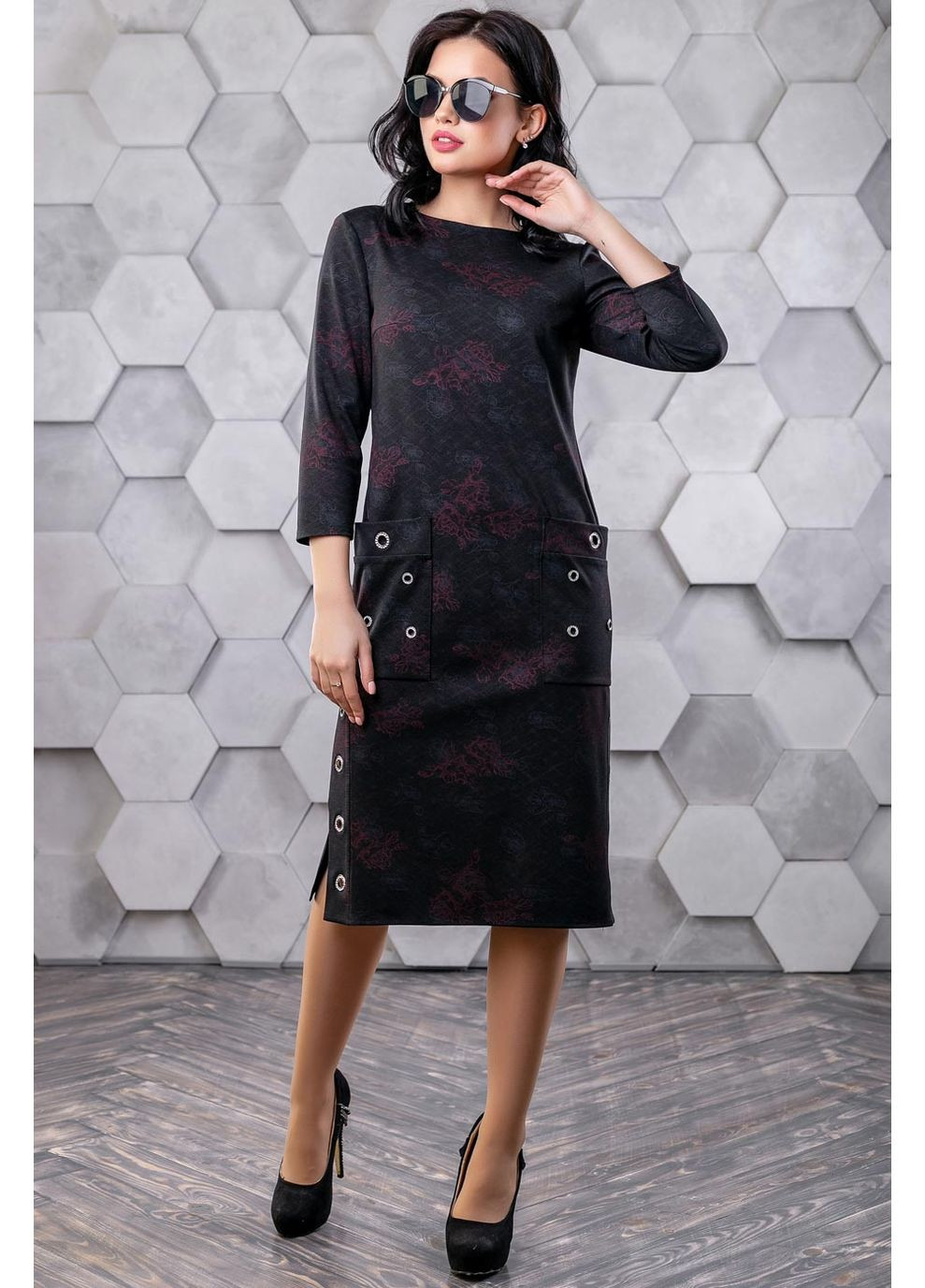 Черное платье 1109-1.3176 Seventeen