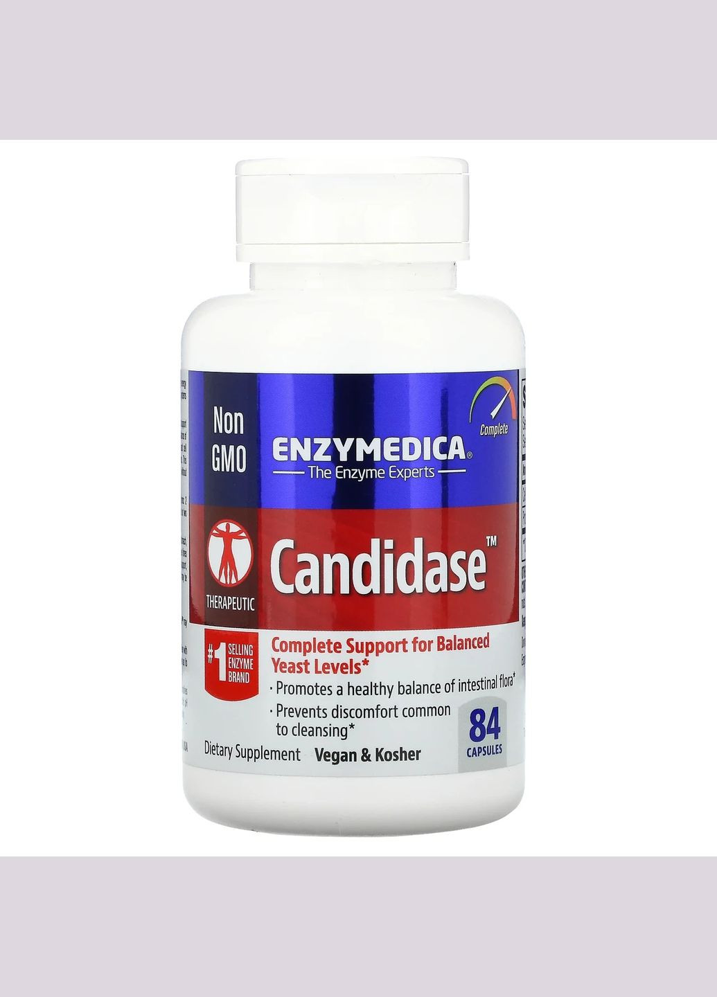 Кандидаза Candidase для балансу кишкової флори 84 капсули Enzymedica (263603568)