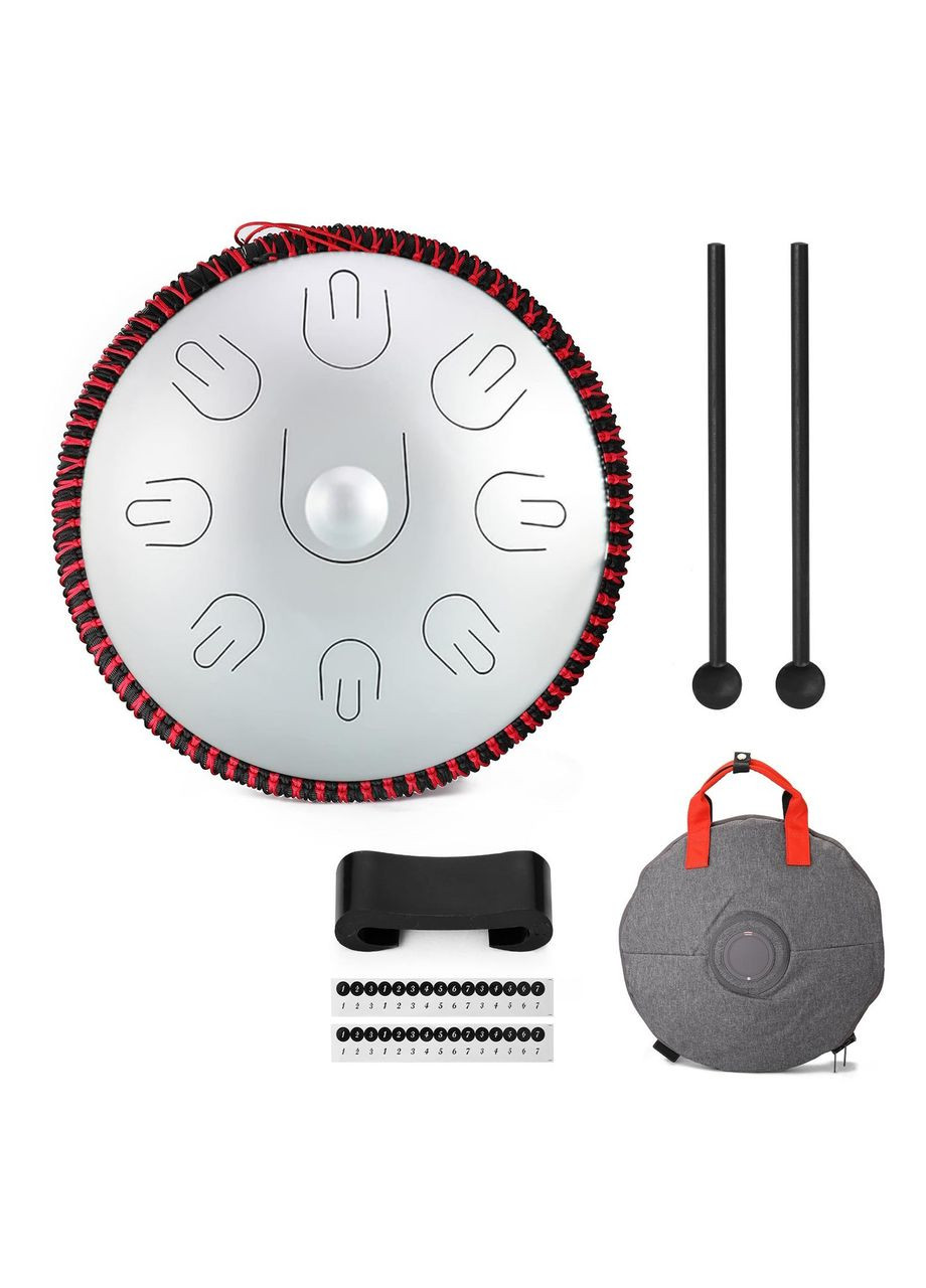 Глюкофон 9 язычков 40 см ре-минор серебро Hluru (370872820)