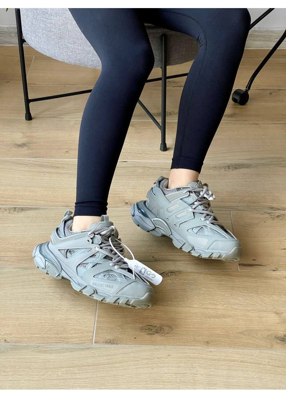 Кросівки жіночі Balenciaga Track 3.0 Gray Premium | Баленсіага Трек 3.0 сірі No Brand сірі демісезони (361308062)