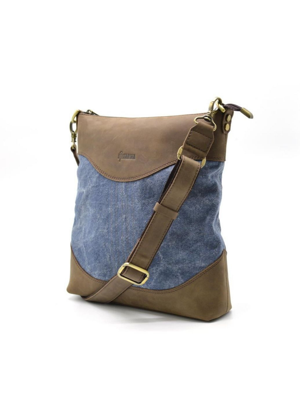 Чоловіча шкіряна сумка через плече 30х27.5х6.5 см TARWA (315869175)