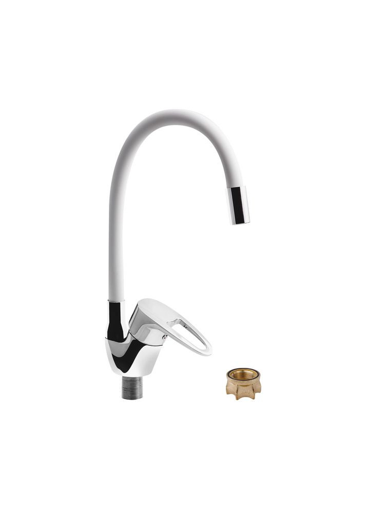 Змішувач для кухні з високим зливом на гайці ZIP7-J280WT WAL (336935141)