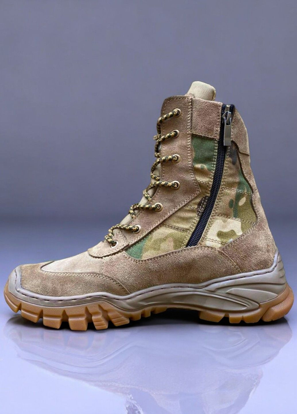 Берці Чоловічі Демісезонні Тактичні. 36-49р Койот. Гідрофобна шкіра! DSDM-1002 No Brand (301138761)