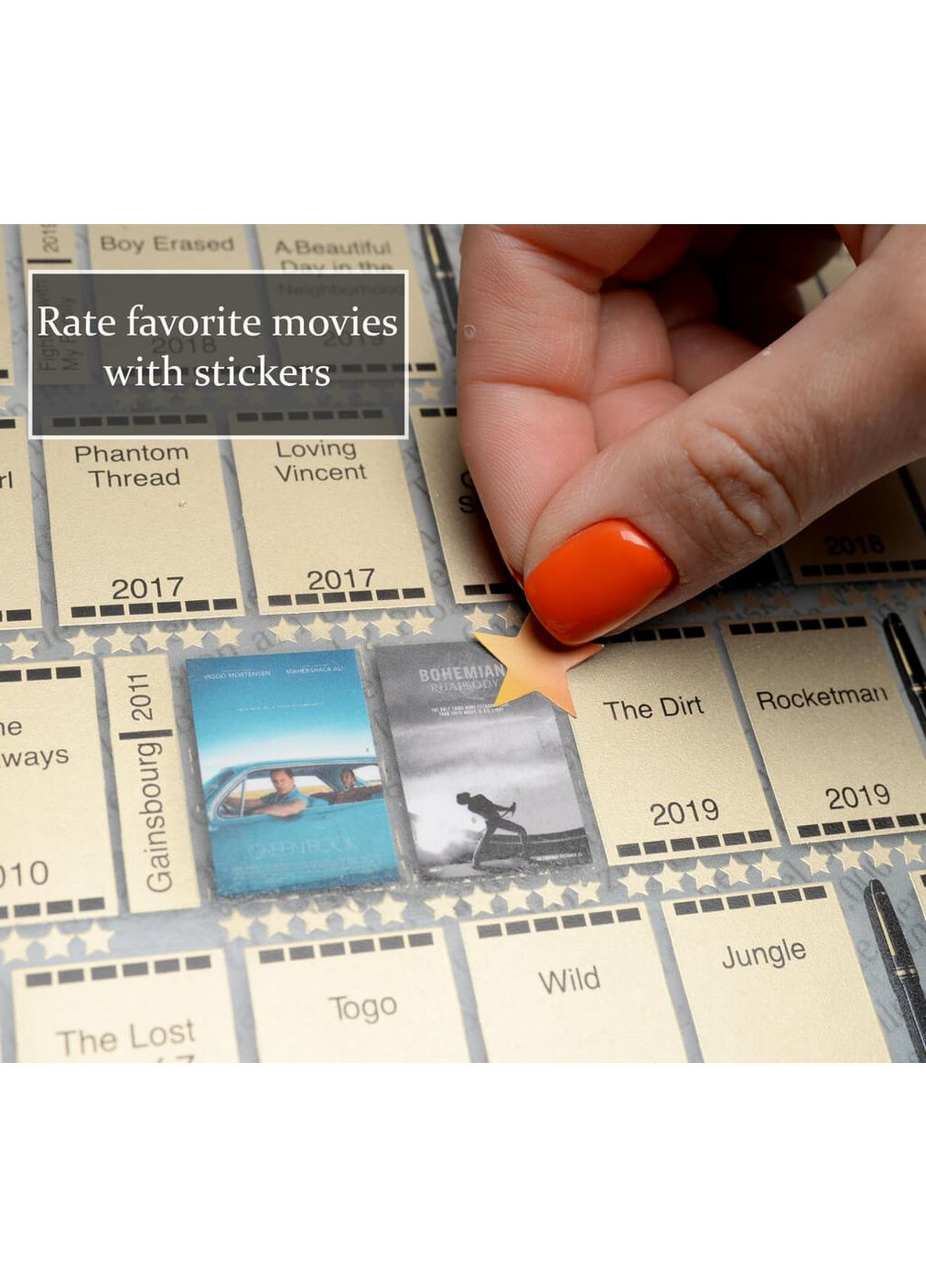 Скретч Постер с Фильмами на Реальных событиях ENG от Mymap в Тубусе My Gift (371786334)