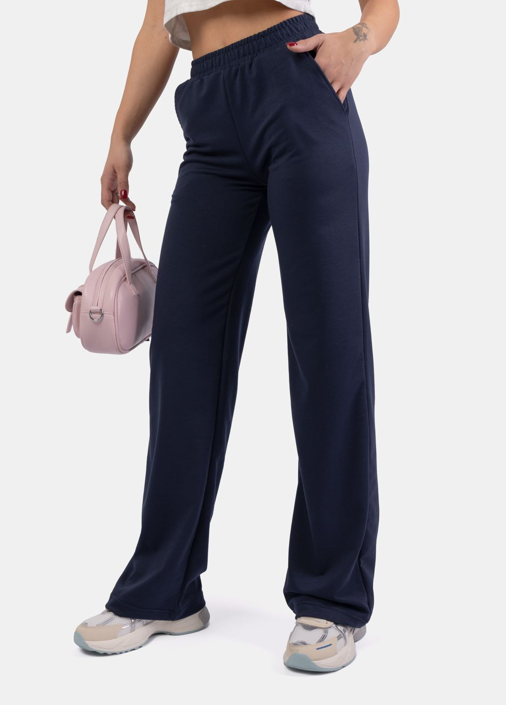 Штани жіночі сині 103625 Fashion (330748874)