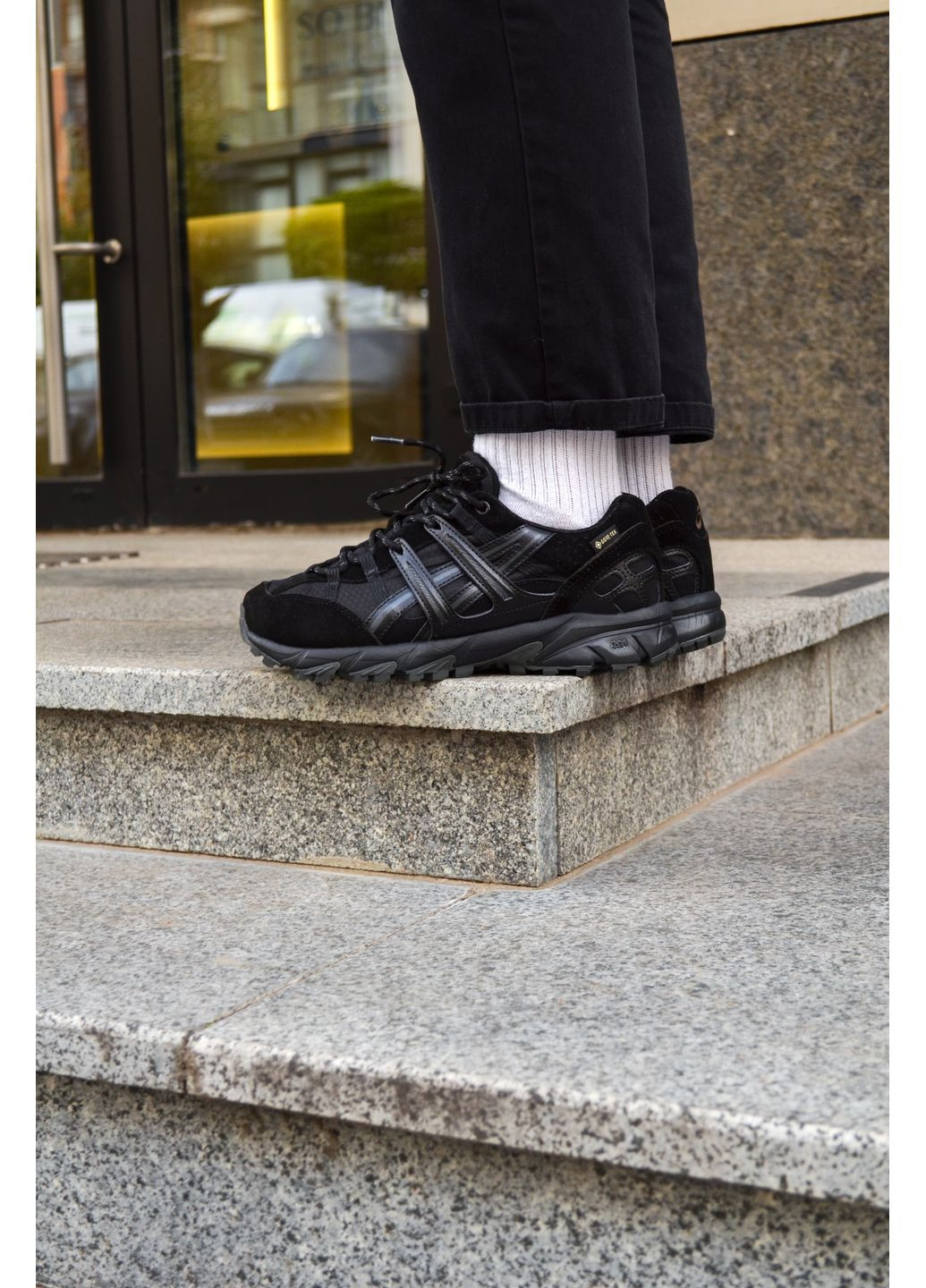 КРОСІВКИ ЖІНОЧІ ASICS GEL SONOMA 15-50 GORE-TEX BLACK АСІКС ГЕЛЬ СОНОМА No Brand чорні демісезони (368867724)