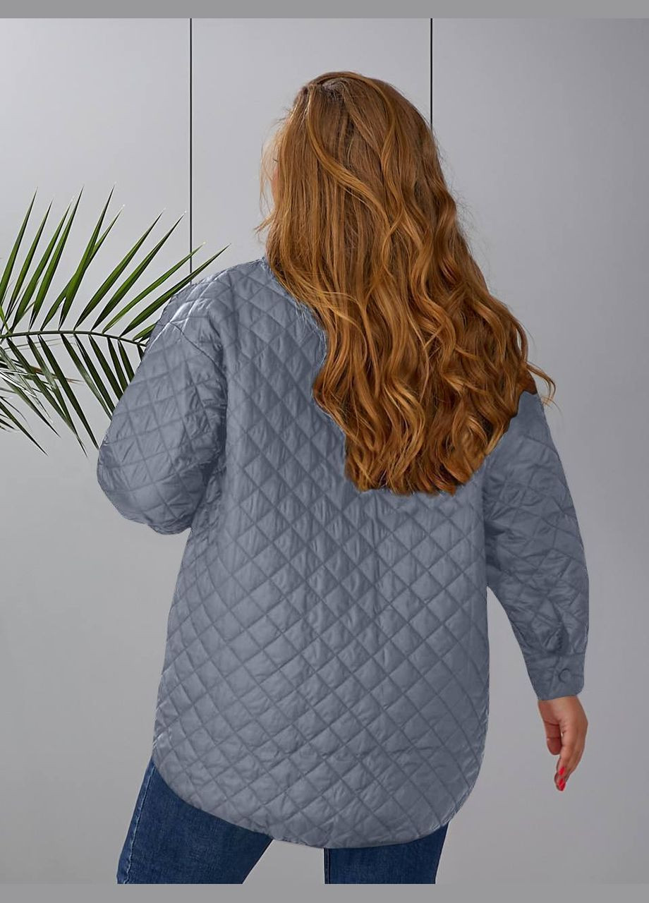 Графітова куртка стьогана No Brand