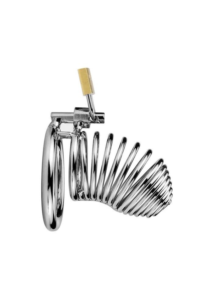 Пояс верности мужской CB-6000MS поперечный металлический клетка металл с замком для мужчин No Brand (303887179)