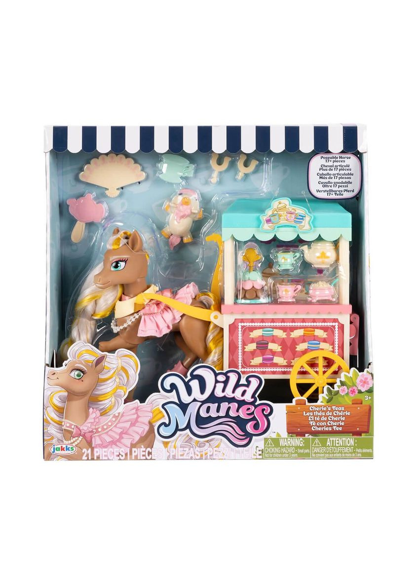 Игровой набор WILD MANES "Чайные посиделки с Конечной Чери", тележка с аксессуарами (723314) No Brand (345650665)
