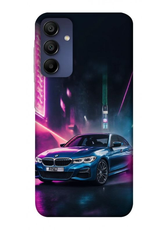 Чохол з принтом для Samsung Galaxy A15 4G/5G / для самсунг галаксі А15 Неонове BMW No Brand (338604889)