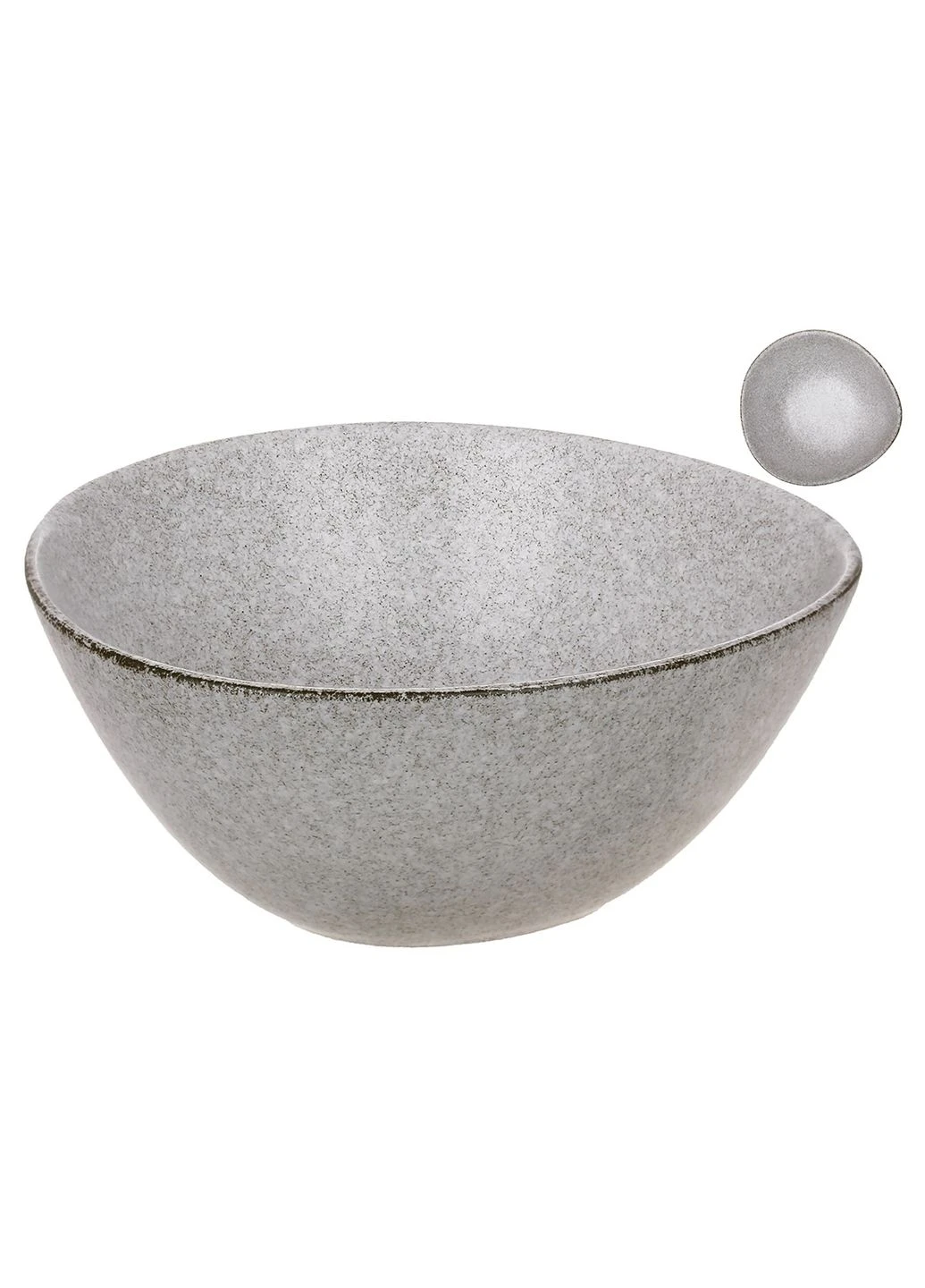 Салатник керамический Gray (500мл), D15*6.8см No Brand (321215439)