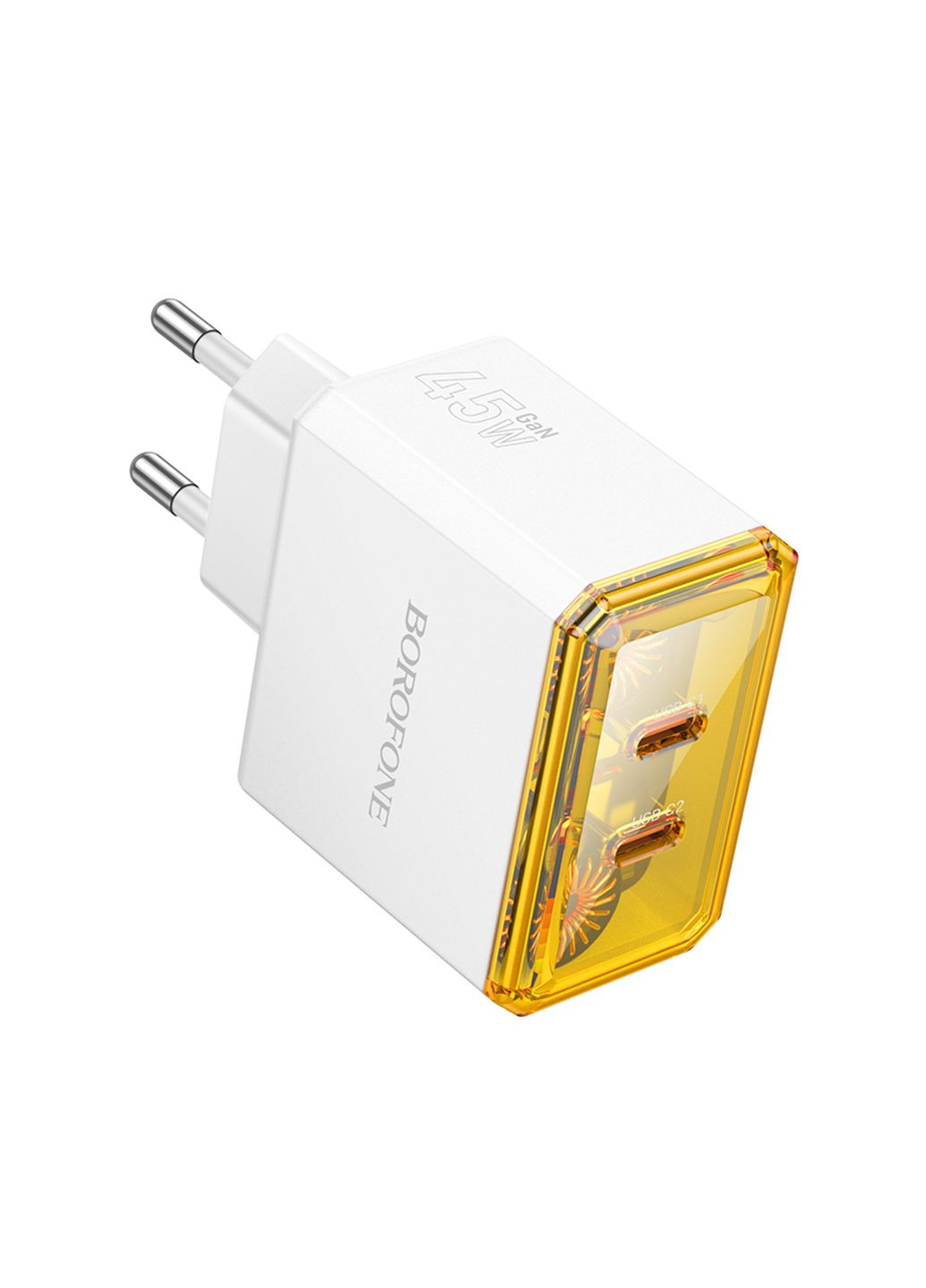 Сетевое Зарядное Устройство BAS33A 2USB-C PD/QC45W Цвет Белый Borofone (337994974)