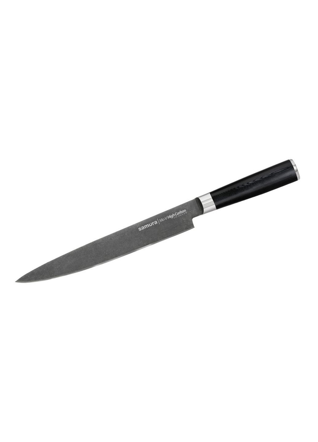 Нож кухонный для тонкой нарезки 230 мм Samura чёрные,