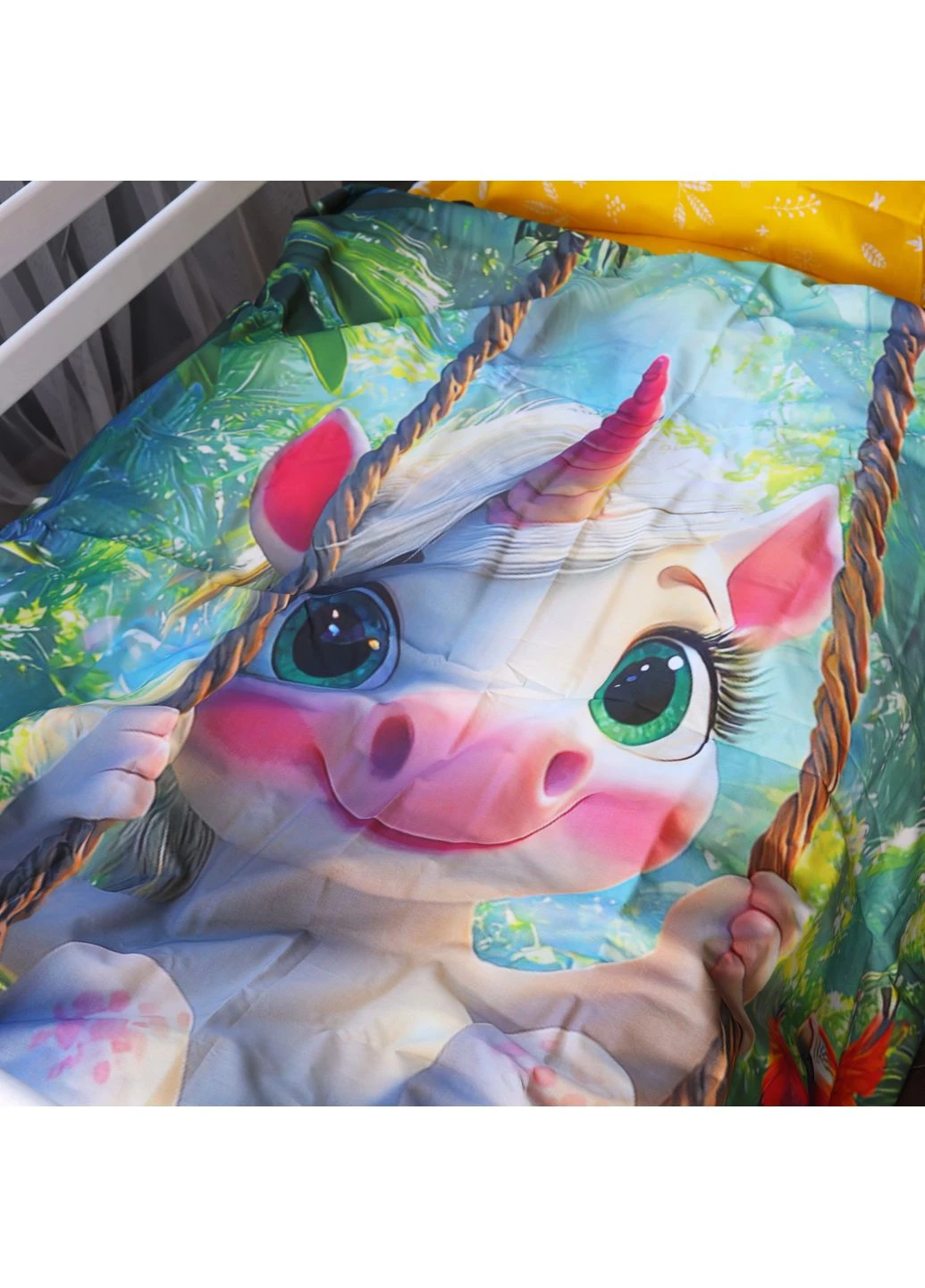 Пододеяльник Ranforce Elite Kids Time 17-0717 Unicorn in the Tropics 143*210 Mirson (399960991)