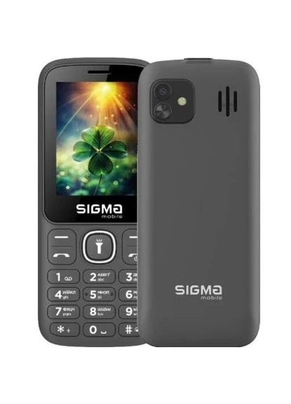 Мобильный телефон mobile X-style 242 Lucky,, 2 Mini-SIM, дисплей 2.4" (240х320), SC6531E, MicroSD (до 32 ГБ), FM, Bluetooth Sigma (397111940)