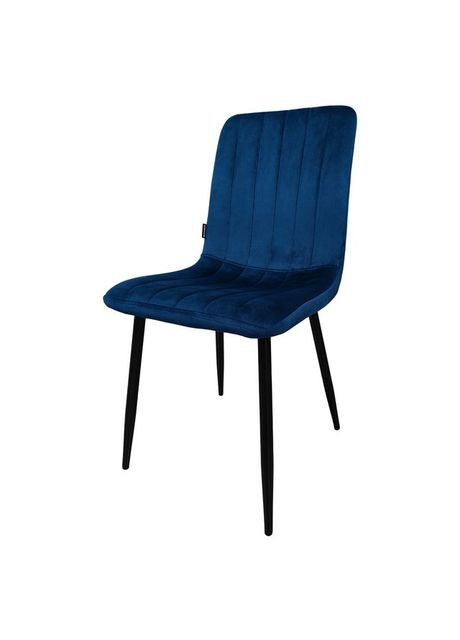 Кресло стул для кухни гостиной баров синее Bonro B-423 (371993852)