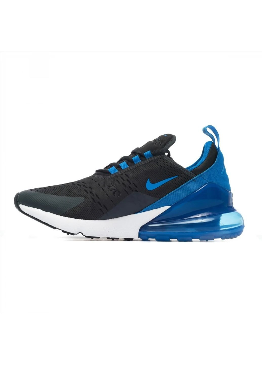 Синій кросівки чоловічі air max 270 black/blue Nike