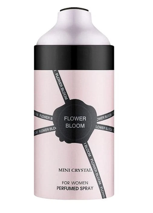Парфюмированный дезодорант женский Mini Crystal Flower Bloom, 250 мл Lattafa Perfumes (386417479)