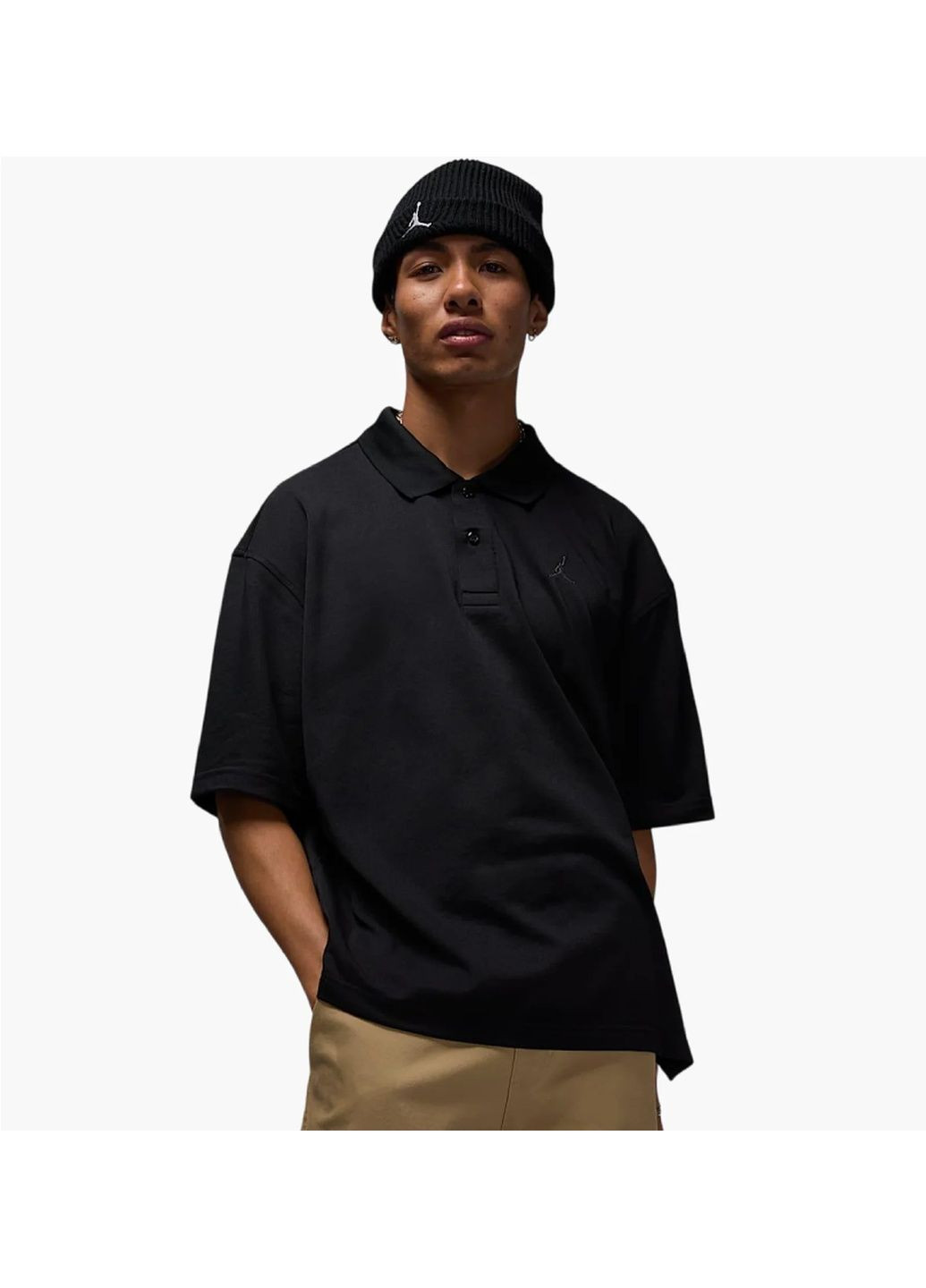 Черная поло мужское brk black Air Jordan