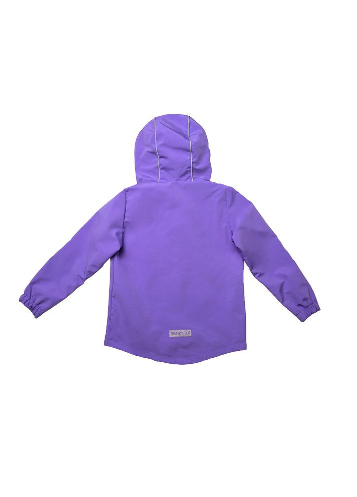 Бузкова демісезонна куртка вітрівка для дівчаток Trendy Tot 03-01207_000000086