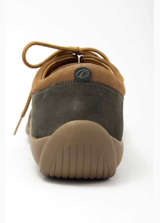 Бежевые всесезонные мужские кожанные кроссовки (30 см) бежевые (503) Binom