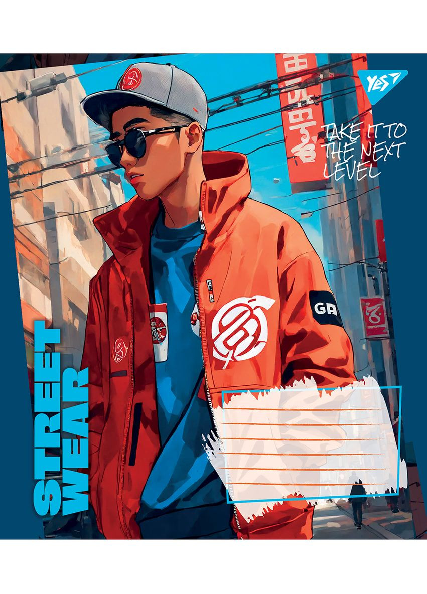 Набір зошитів Street wear А5 в клітинку 18 аркушів 25 шт. () Yes 766974 (337471203)