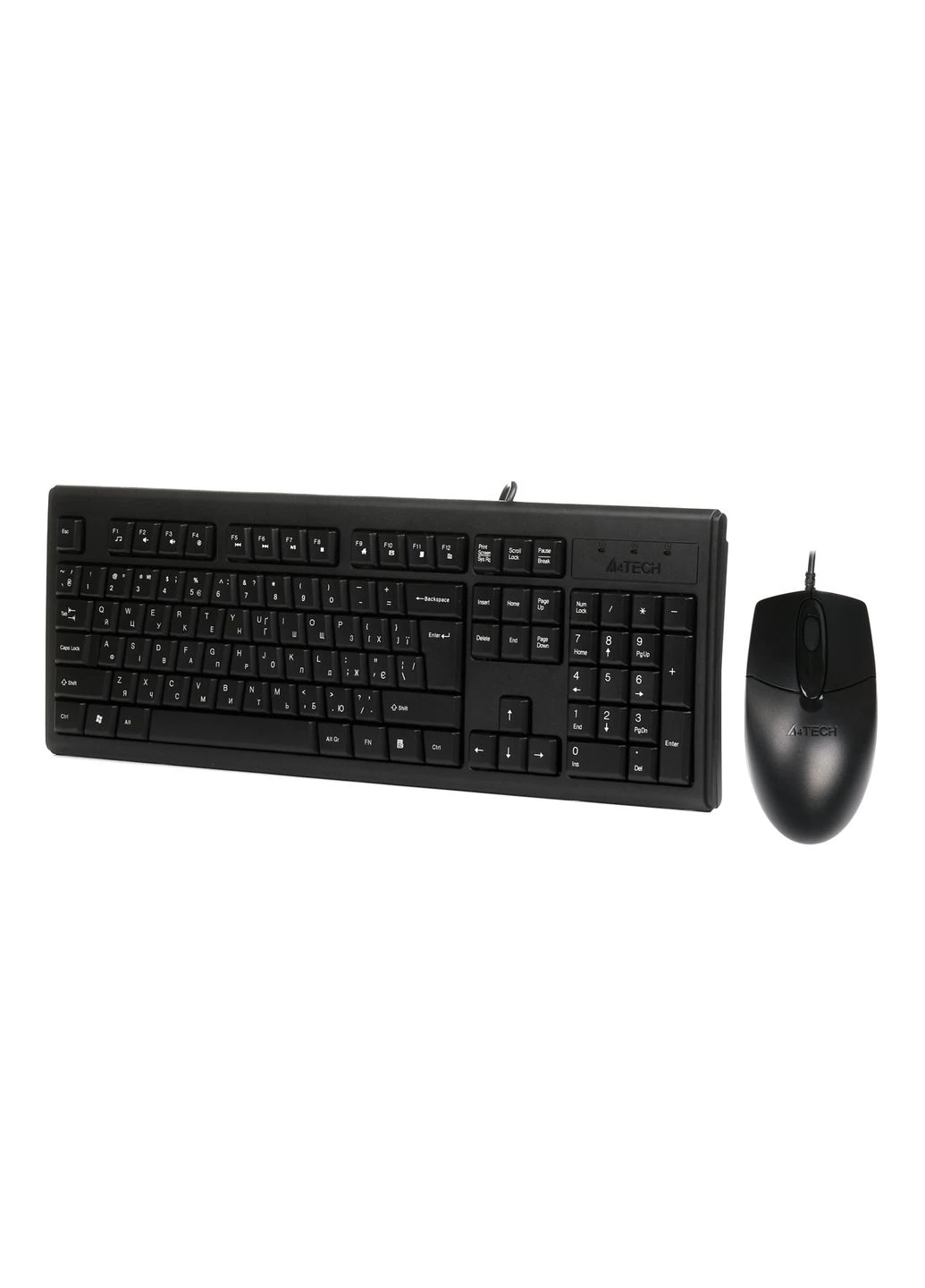 Комплект проводной KR-8372S (Black) A4Tech (391957656)