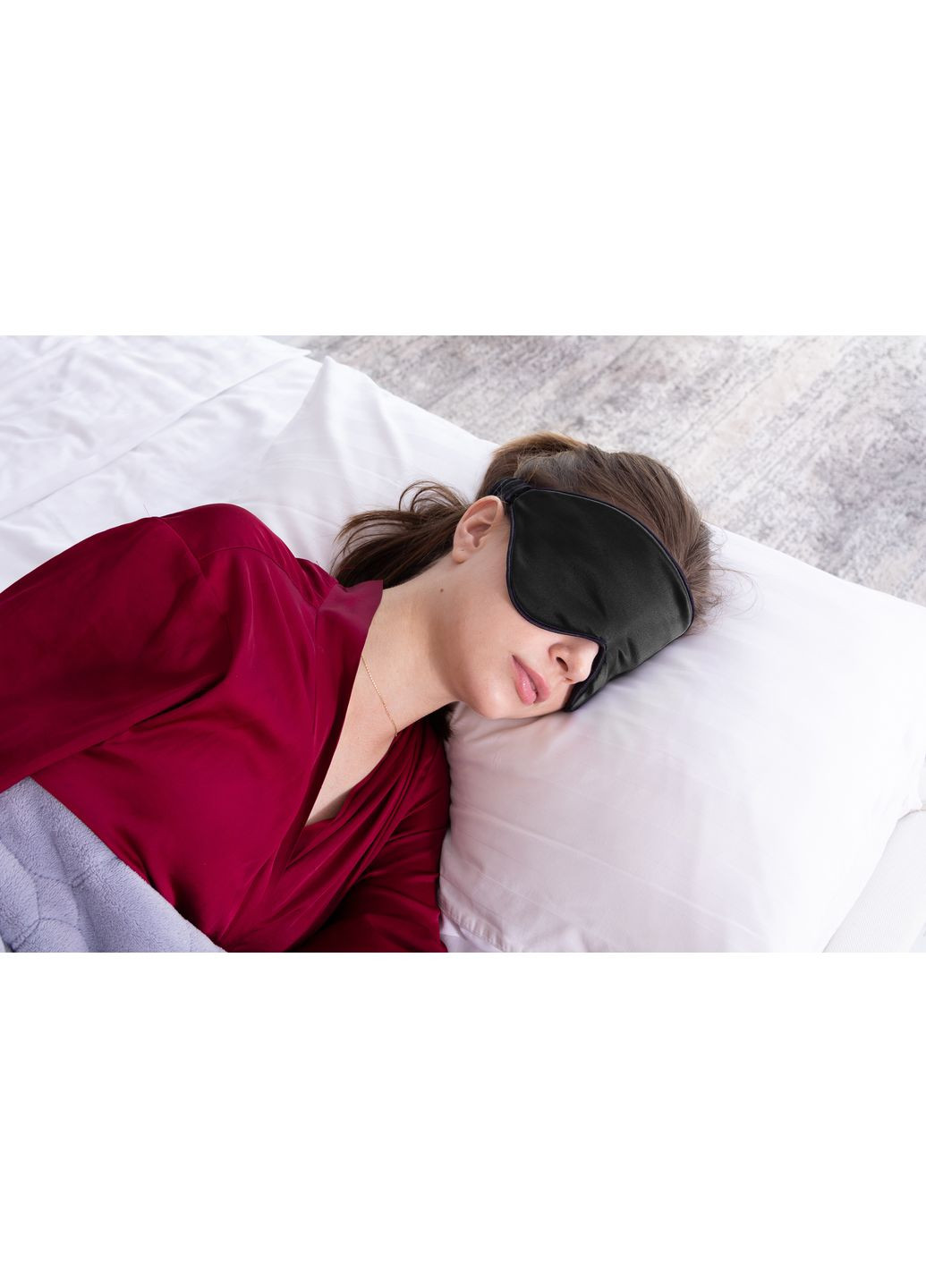 Маска для сна шелковая Чумацький Шлях 3.1 с нескользящей резинкой в Подарочной упаковке (1157-02) Фабрика Тиші (369550341)