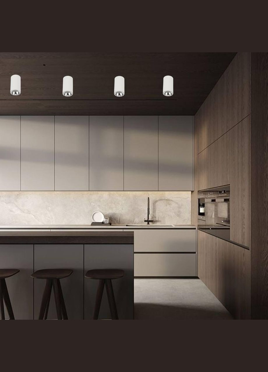 Накладной светильник 10см 4W (906-COB53 WH-CR) No Brand (370070045)