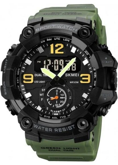 Мужские часы 1965AG Army Green Skmei (341324466)