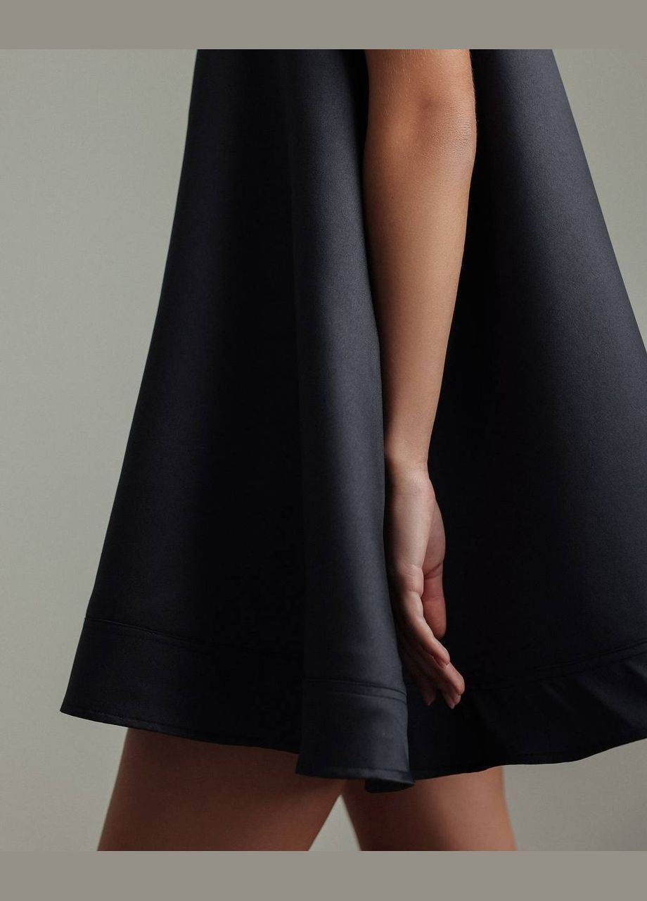 Чорна повсякденний сукня жіноча а-силует Україна однотонна