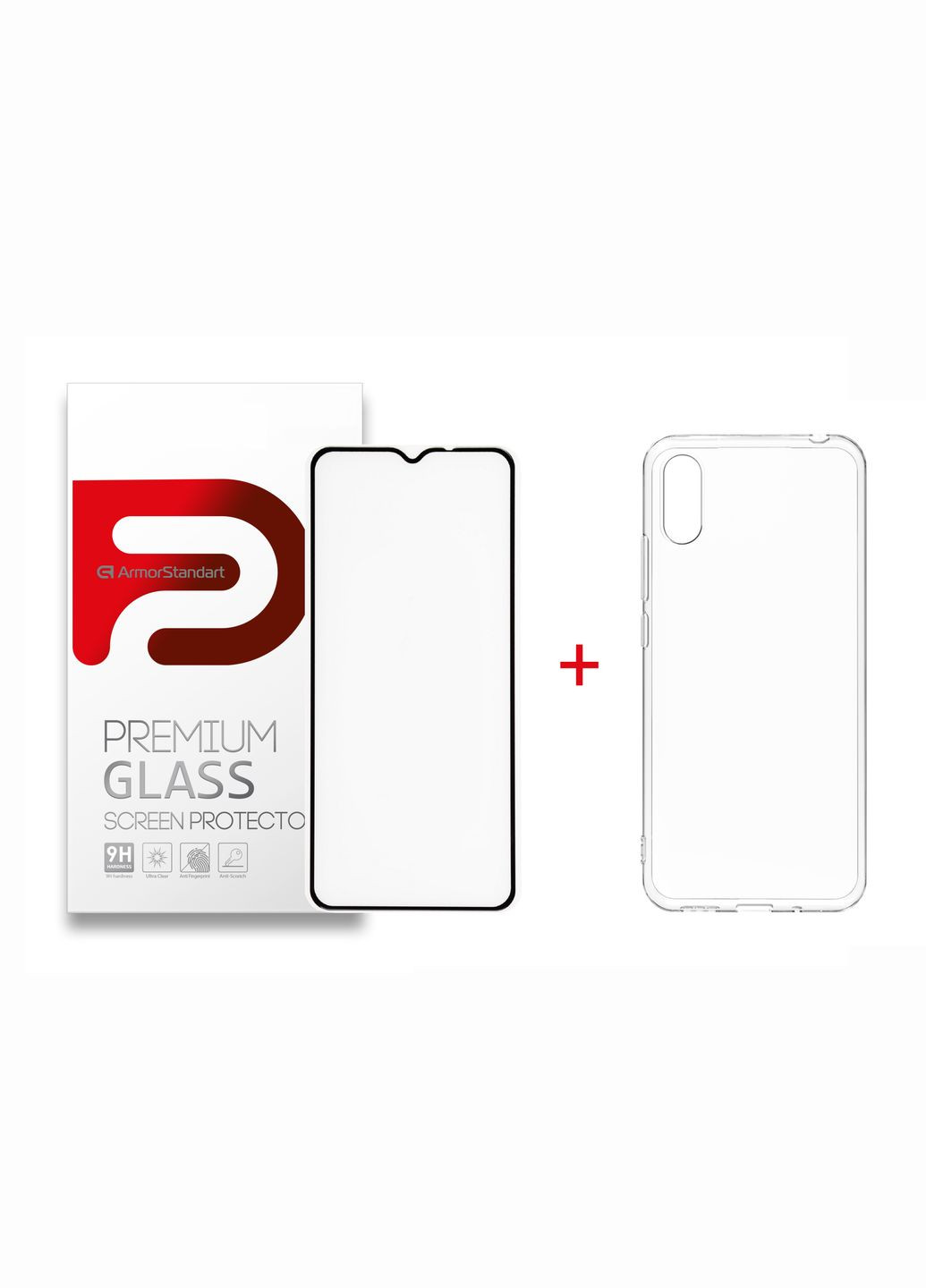 Комплект для Xiaomi Redmi 9A (Защитное стекло Full Glue + Панель Air Series) (ARM58049) ArmorStandart (260411149)