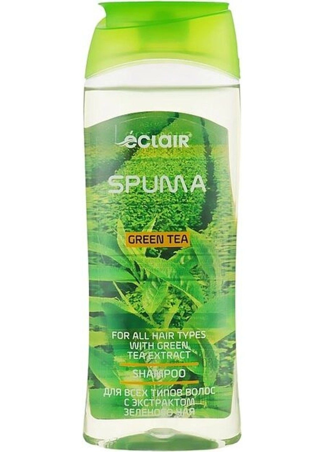 Шампунь для волосся SPUMA Зелений чай 400мл Eclair (294092604)