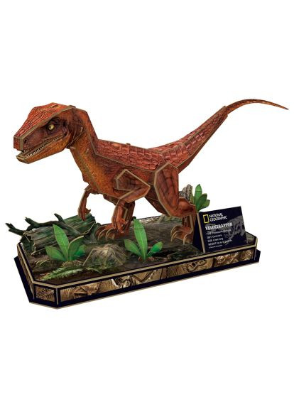 Пазл Cubic Fun (DS1053h) CubicFun 3D National Geographic Dino Велоцираптор (366160067)