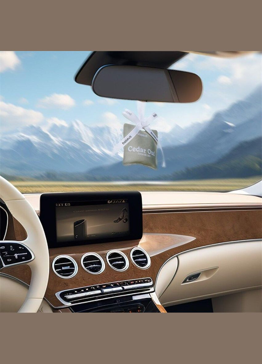 Автомобильный освежитель воздуха Margaret Series Car Air Freshener (Cedar Oud) Frosted Gray Baseus (304730930)