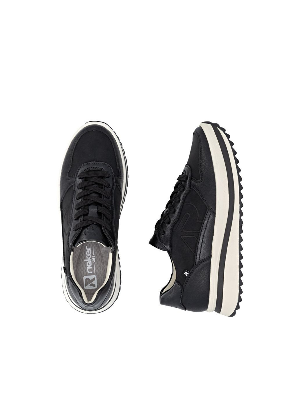 Кросівки жіночі W3800-00 Rieker чорні (352168100)