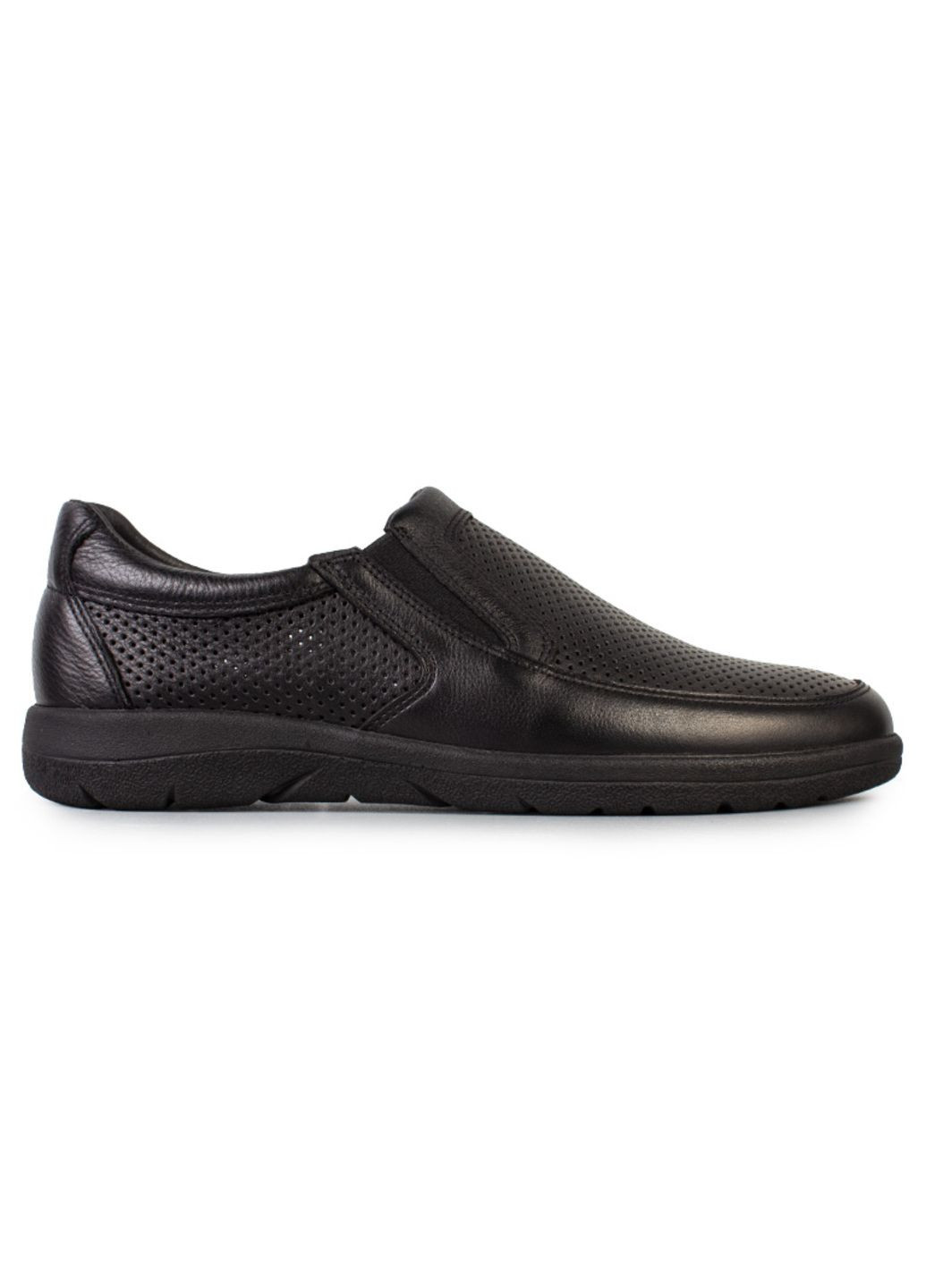 Черные повседневные туфли мужские бренда 9200536_(1) ModaMilano без шнурков