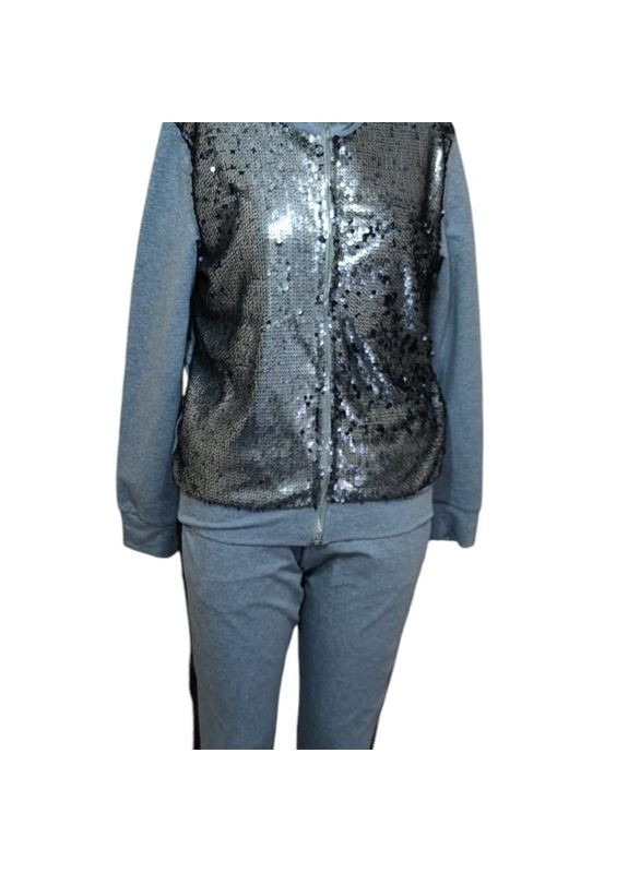 Жіночий костюм сірий No Brand (316141177)