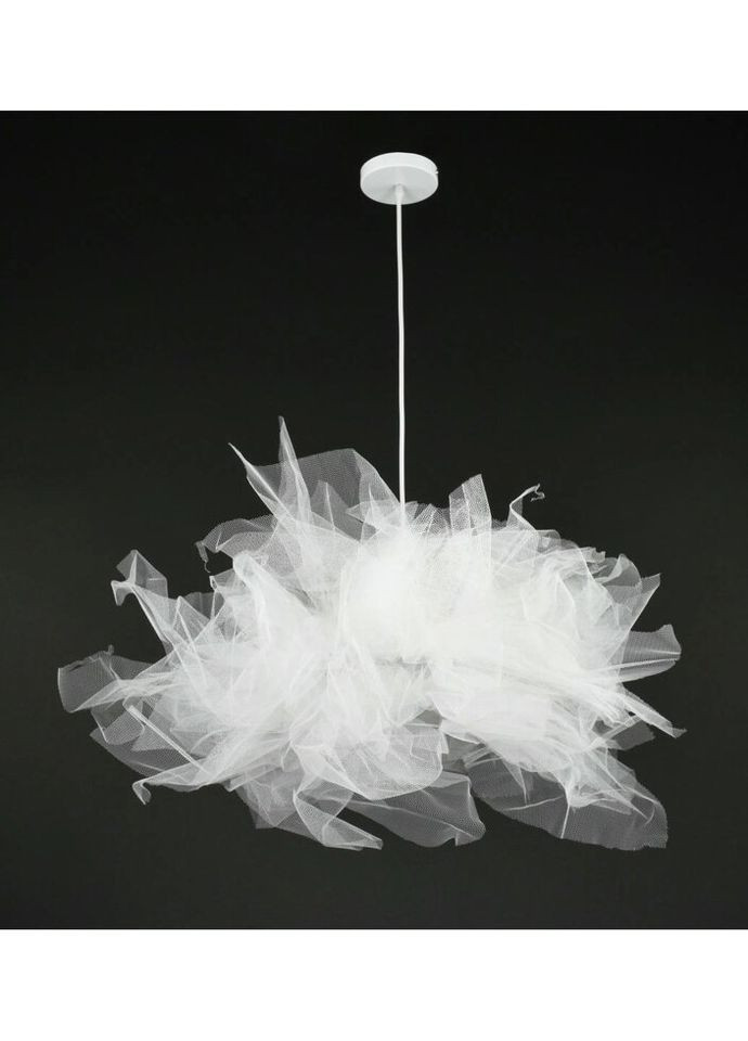 Люстра подвесная на 1 лампочку 27310 Белый 30-100х68х68 см. Sunnysky (335974813)