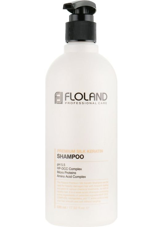 Шампунь для восстановления поврежденных волос Premium Silk Keratin Shampoo 150ml (761594-96232) Floland (368611475)