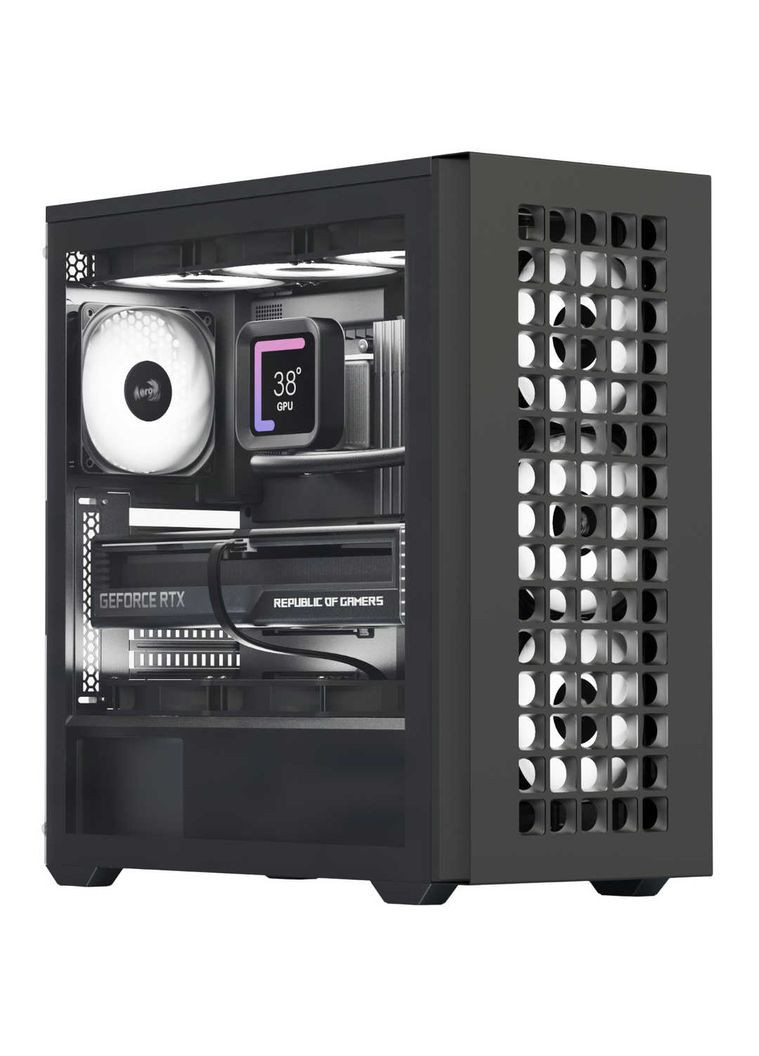 Корпус D502A-G-BK-v1 (ACCM-DS02043.11) Black без БП Aerocool (342331012)