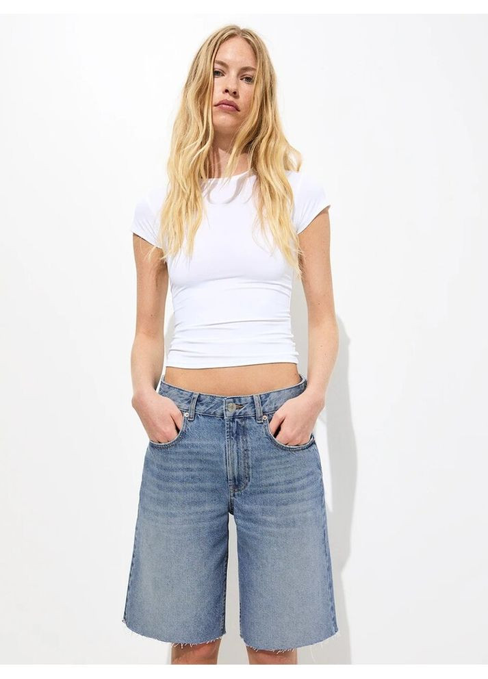 Шорты джинсовые 7694/306/427 Pull & Bear (370204980)