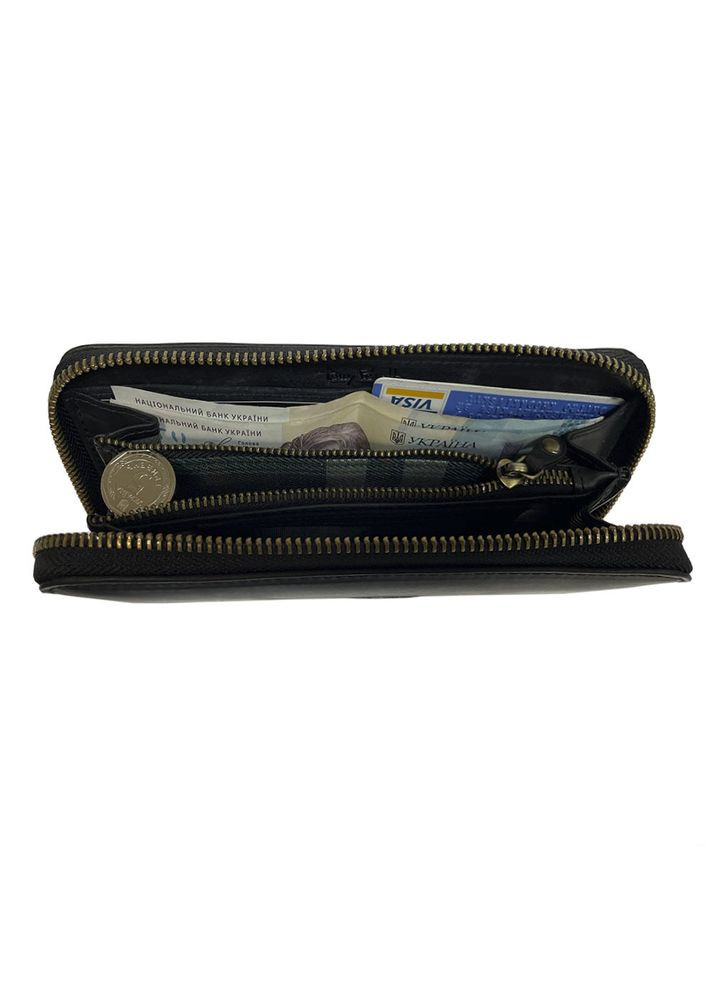 Кожаный портмоне на молнии Arno 2250 nero Tony Perotti (303831793)