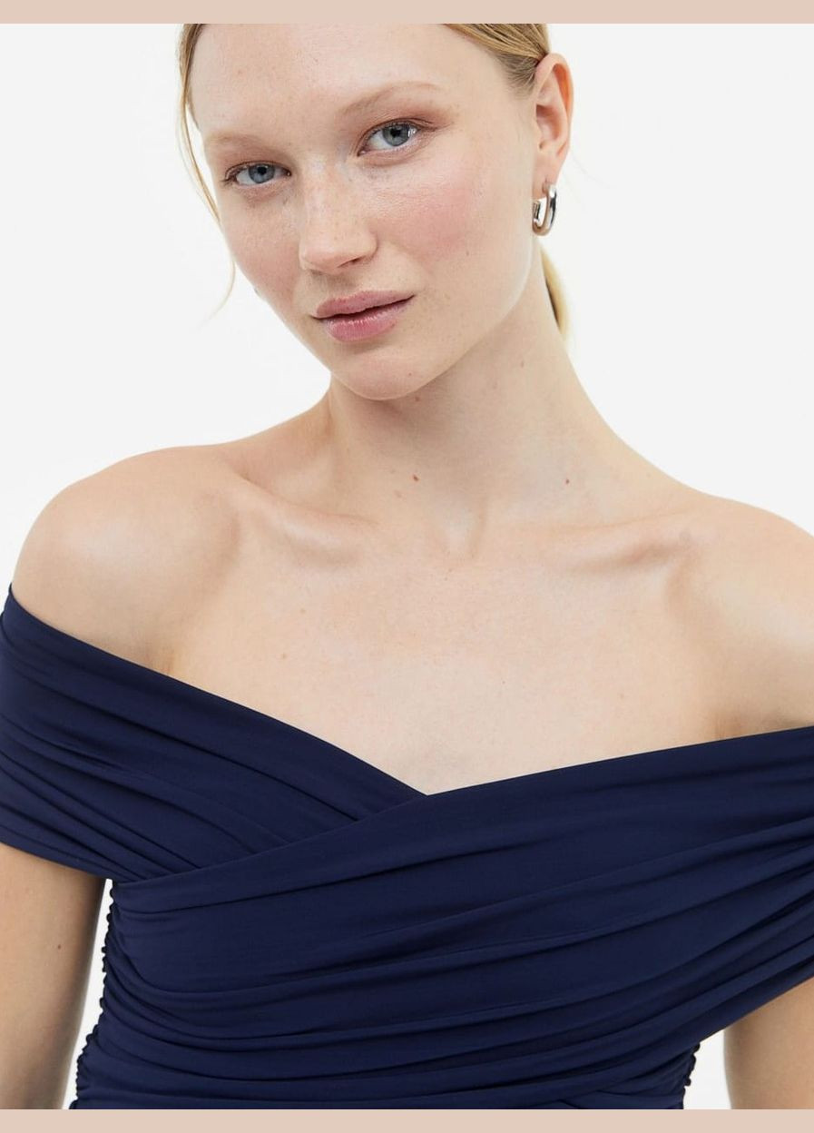 Синя кежуал плаття, сукня H&M однотонна